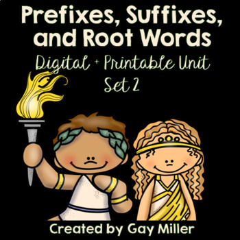 Preview of Prefixes Suffixes and Root Words Set 2