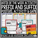 Prefixes and Suffixes Worksheet Activities Vocabulary Word