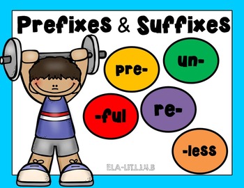 prefix prefixes suffixes suffix teacherspayteachers choose board