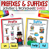 Prefixes and Suffixes - 1st Grade Grammar Worksheets and A