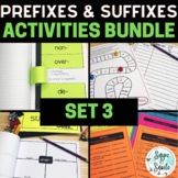 Prefixes and Suffixes Activities & Word Study - Set 3