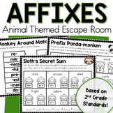 Prefixes and Suffixes Affixes Escape Room 2nd Grade Gramma
