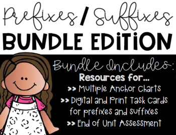 Preview of Distance Learning: Prefixes and Suffixes BUNDLE Unit Resource