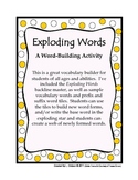 Prefixes and Suffixes:  Exploding Words