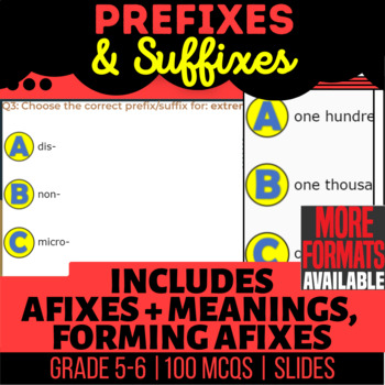 Preview of Prefixes and Suffixes Google Slides | Forming Affixes | Digital Resources