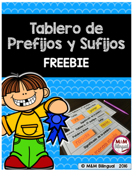 Preview of Prefixes and Suffixes Mat | SPANISH | Prefijos y Sufijos