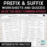 Prefixes and Suffixes Mixed Practice Pages With Reference 