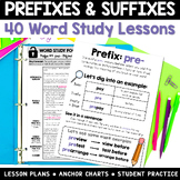 Prefixes and Suffixes: Morphology Lesson Plans, Worksheets