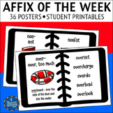 Prefix and Suffix of the Week Posters