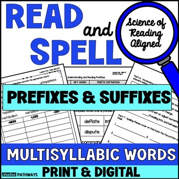 Preview of Prefixes and Suffixes | Reading Intervention | Decoding Multisyllabic Words
