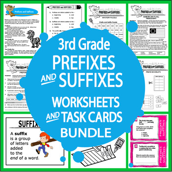 Prefix Suffix Activities Task Cards Hands On Prefix Suffix Worksheets