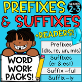 Prefixes and Suffixes Word Work and Book Bundle!