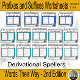 Prefixes and Suffixes Worksheets, Word Study Activities, W
