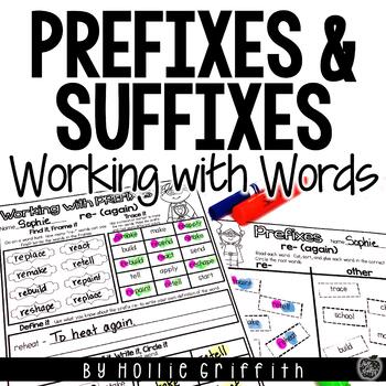 Preview of Prefixes and Suffixes Worksheets and Vocabulary Activities