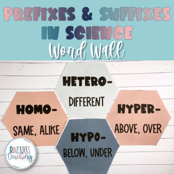 Preview of Prefixes and Suffixes in Science