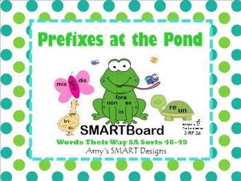 Preview of Prefixes at the Pond   SMARTBoard and Printables