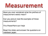 Prefixes of Measurement Words