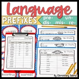 Prefixes re, un, pre, mis, dis Worksheets - Prefix re & un