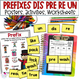 Prefixes UN RE DIS PRE - 1st Grade Grammar Worksheets and 