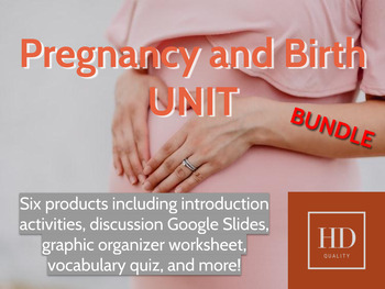 Preview of Pregnancy and Birth Unit - BUNDLE