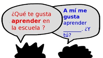 Preview of Pregunta de la mañana / Question of the Day in Spanish