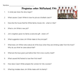 Preguntas de la película McFarland, USA/McFarland, USA Mov