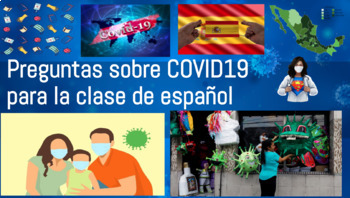 Preview of Preguntas sobre COVID19 para la clase de español | Hablar con los estudiantes