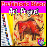 Prehistoric Cave Art Lesson Plan, Bison Artwork for 3rd, 4