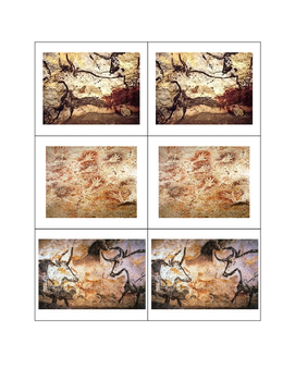 Preview of Prehistoric Art - Matching Card Set