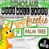 Prehistoric Dinosaur Word Wall Cards & Activities