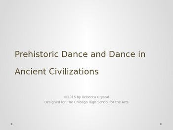 Preview of Prehistoric and Ancient Dance
