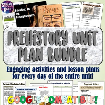 Preview of Prehistory Unit Plan Bundle: Projects & Activities on Ancient Civilizations