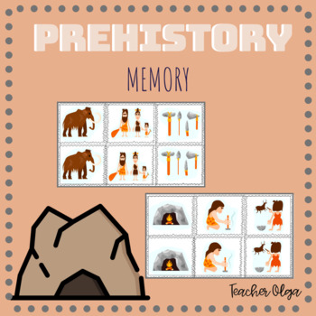 Preview of Prehistory Memory Game
