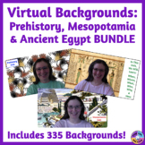 Prehistory, Mesopotamia, Ancient Egypt Virtual Backgrounds Bundle