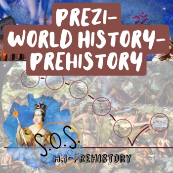 Preview of Prehistory Prezi Presentation- World History