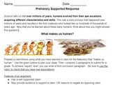 Prehistory Supported Response 