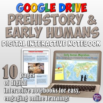 Preview of Prehistory and Early Humans Google Drive Interactive Notebook