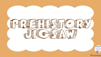 Preview of Prehistory jigsaw