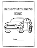 Prek First Father's Day Card (English/Spanish) Tracing Let