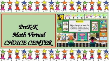 Preview of Prek - K Math Virtual Choice Center