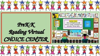 Preview of Prek-K Reading Virtual Choice Center