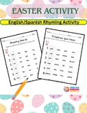 Kinder-Second Grade English/Spanish Easter Rhyme Printable