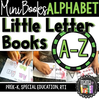 Alphabet Mini Books: Foldable Little Letter Books A-Z {Prek-K, Special ...