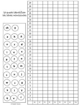 Prek and Kindergarten Assessment screening in Spanish by Fantastic Teacher