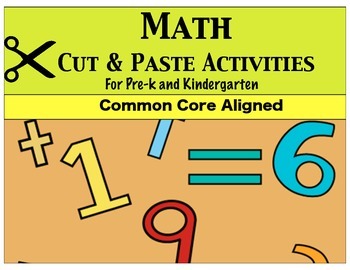 Preview of Basic Math Cut & Paste Activities