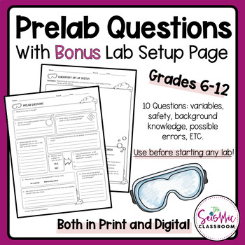 Preview of Prelab Questions and Setup | Science Lab