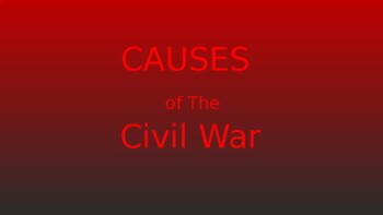 Preview of Prelude to.......and... the Civil War: part 1 of 2.