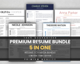 Premium CV Resume Template Bundle