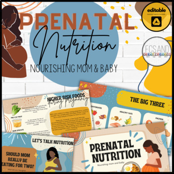 Preview of Prenatal Nutrition Lesson & Project
