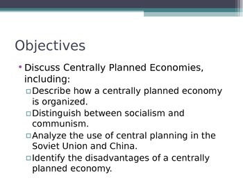 Preview of Prentice Hall Economics Ch 2 Sec 3 Centrally Planned Economies